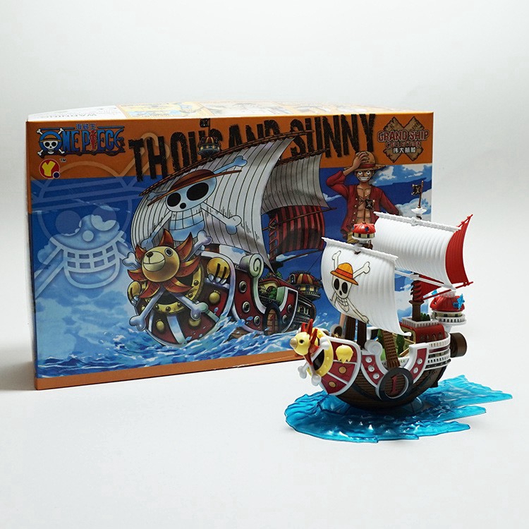 One Piece New World Thousand Sunny Pirate Ship Diy Model Shopee Malaysia