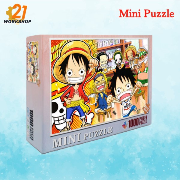 (Ready Stock) 1000 PCS Puzzle Mini Puzzle / 1000 Pieces Puzzle Scenery Painting Puzzle One Piece Cute Mode 1175