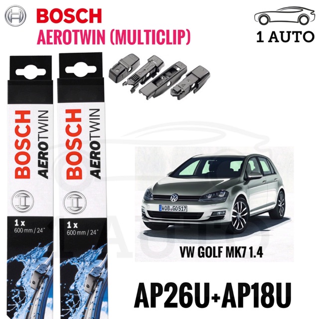 Bosch Aerotwin Wiper For Vw Golf Mk7 1 4 26 18 Shopee Malaysia