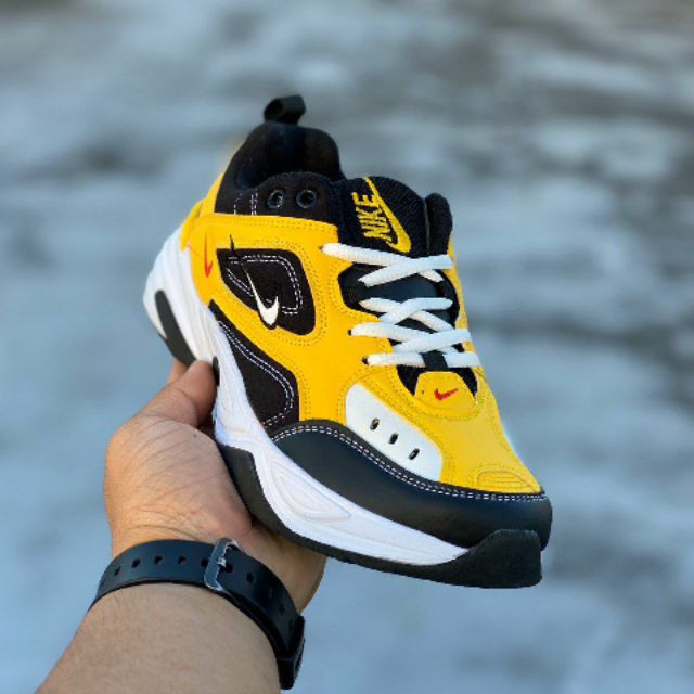 NIKE M2K TEKNO • YELLOW BLACK | Shopee Malaysia