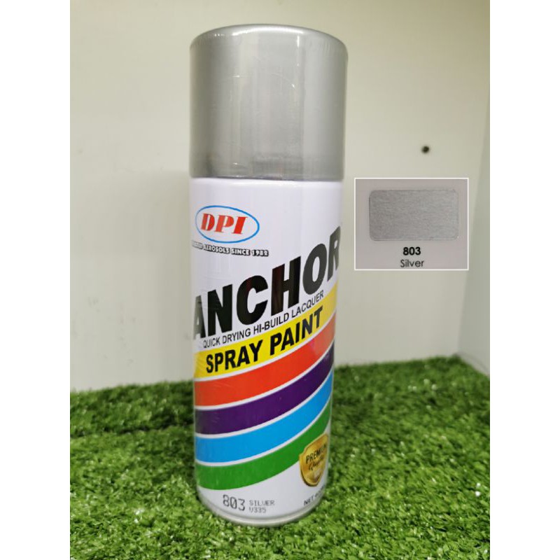 ANCHOR 803 SILVER Can Spray Paint 400ML Cat Spray Tin 100 Original
