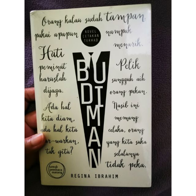 Buku limited print Budiman Regina Ibrahim | Shopee Malaysia