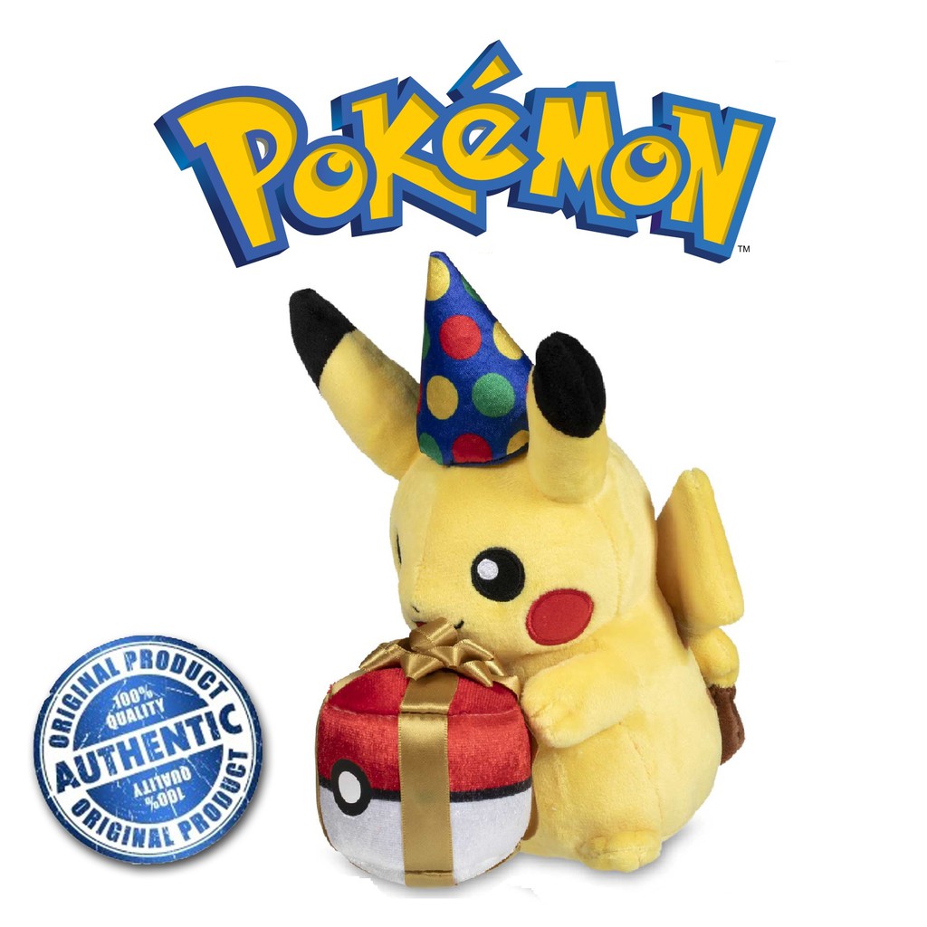 birthday pikachu plush