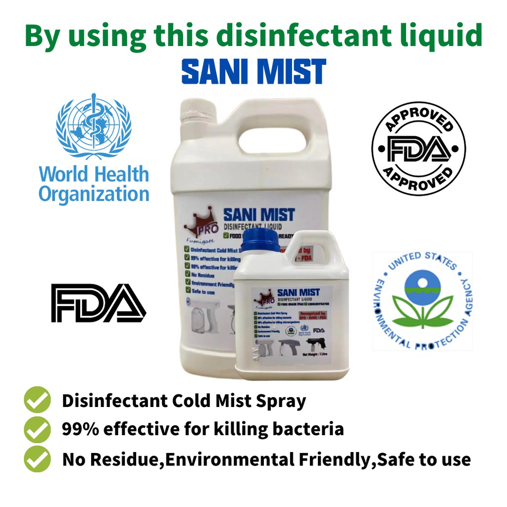 Sani mist disinfectant liquid