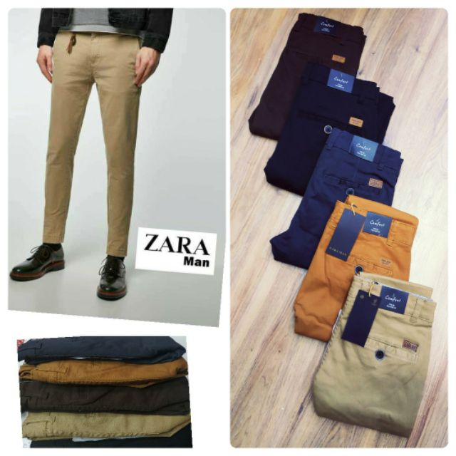 zara man slim fit pants
