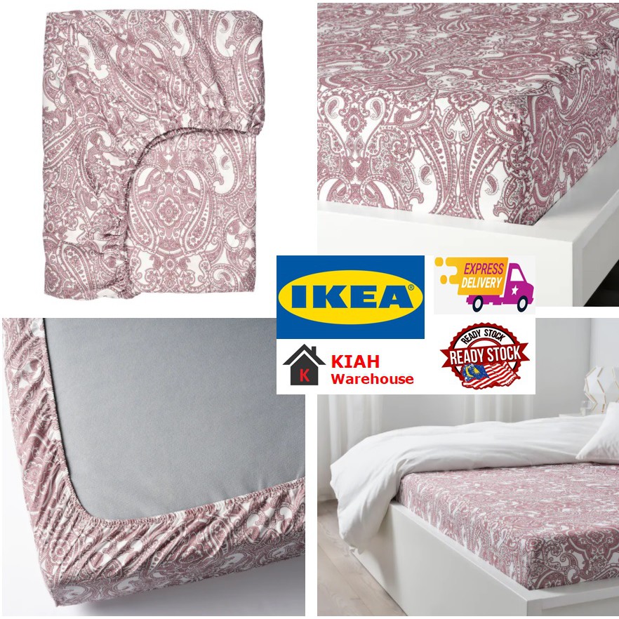 Fitted Bed Sheet Bedsheets Cadar Getah, Ikea Fitted Bed Sheets King Size