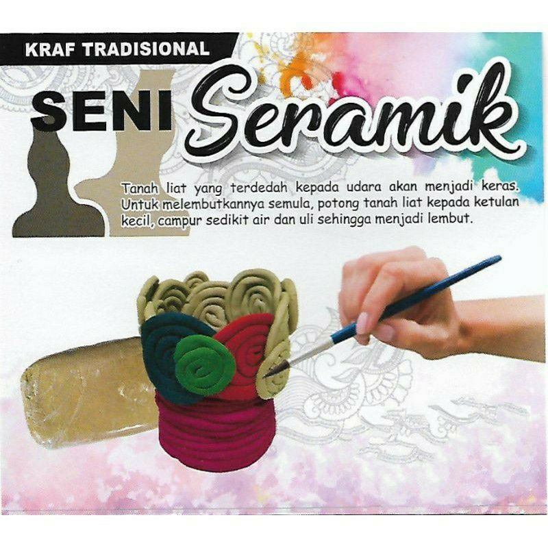 [Ready stock] Kids creative corner - DIY Kraf Tradisional Seni Seramik ...