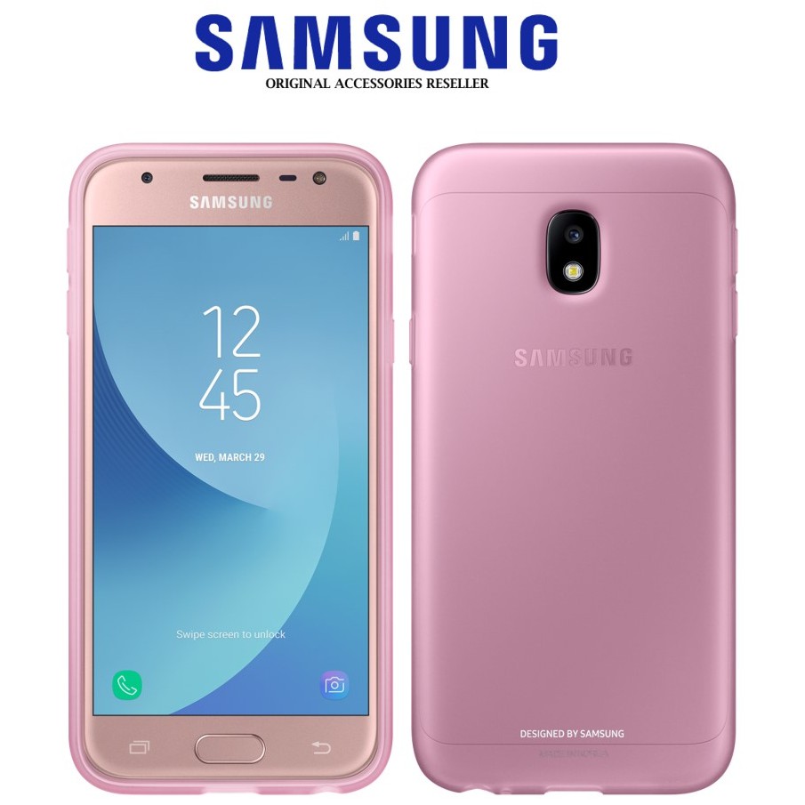 Original Samsung Galaxy J3 Pro 17 Jelly Cover Black Blue Gold Pink Shopee Malaysia
