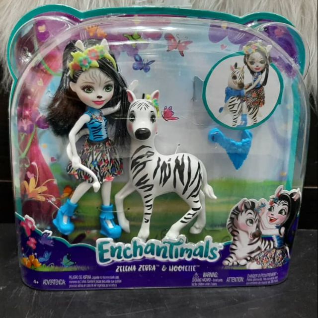 Enchantimals 2088796155348 Zelena Zebra Dolls Large 