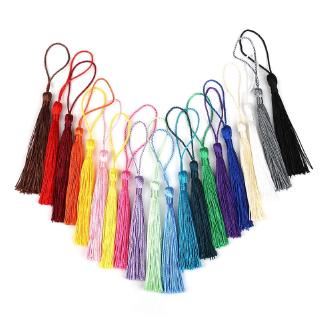 32Pcs Length About 13cm Polyester Silk Tassel Hanging Spike Tassel for DIY Jewelry Making Findings Craft Making
