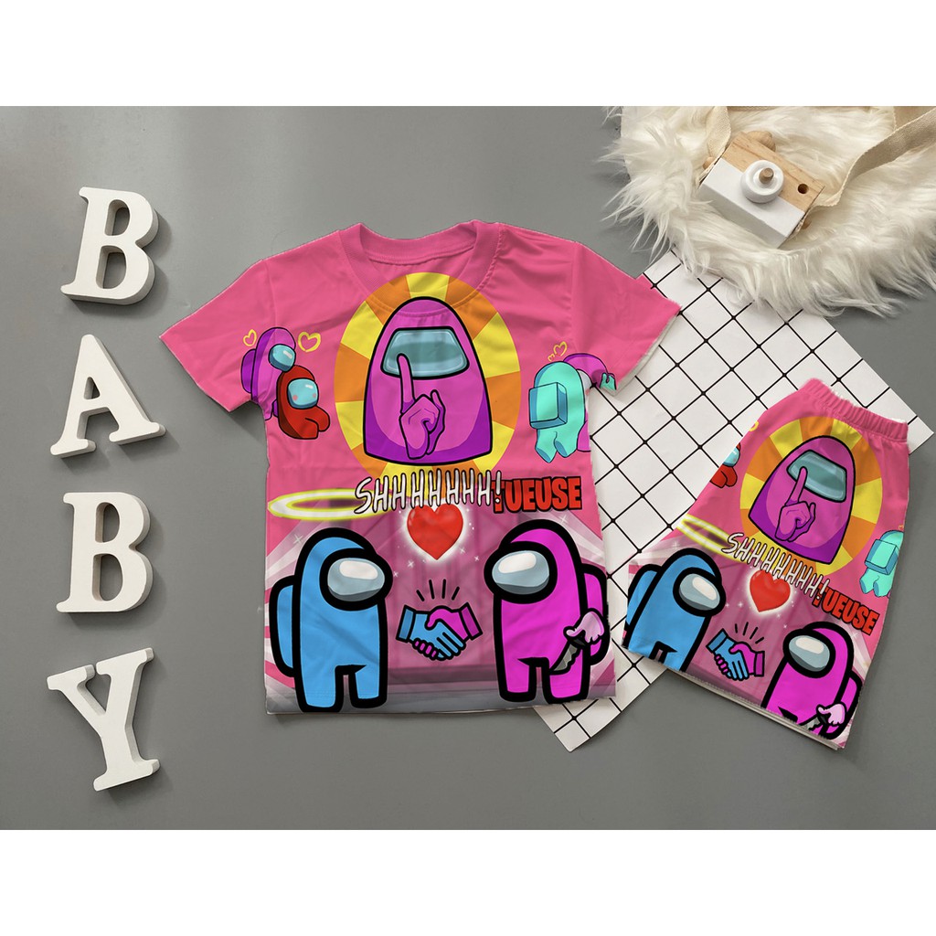 [Real Photo] AMONG US Suit For Girls Shopee Malaysia