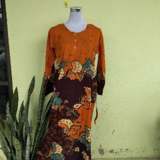  Batik  longdres cotton baju  tidur sejuk ready stock 