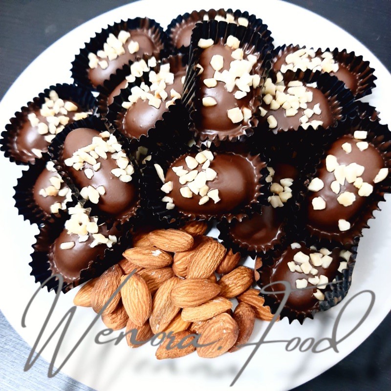 Almond London Premium 35pcs Badam Sebiji Dan Coklat Brys Shopee Malaysia