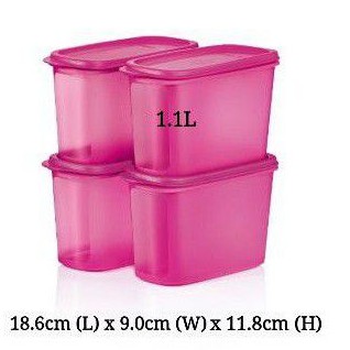 Tupperware Modular Mates / Smart Saver Oval Set(MM Oval)-1.1L(1biji)