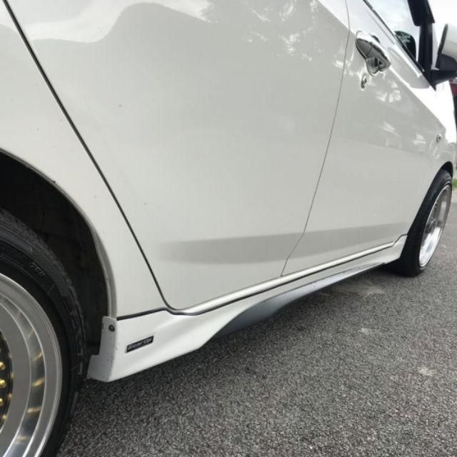 Axia side skirt gear up with paint  Shopee Malaysia