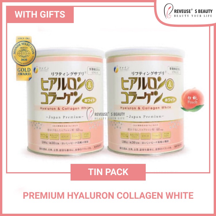 100 FINE JAPAN Premium Hyaluron & Collagen White Shopee Malaysia