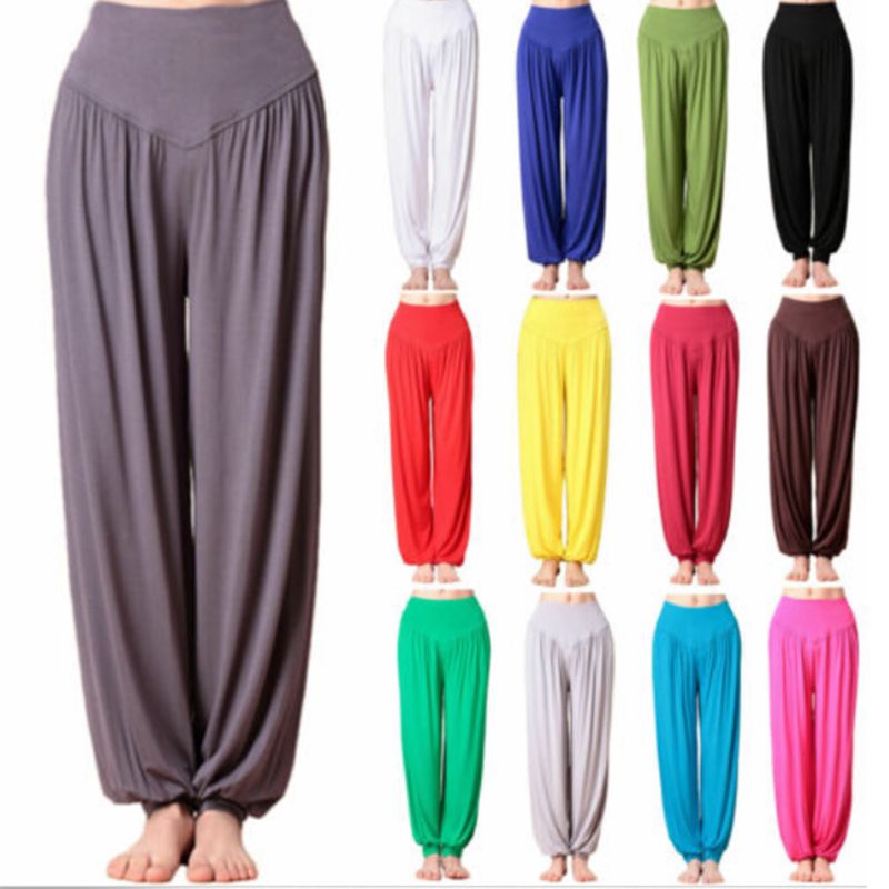 100% Cotton Women's Pajama Full Pant Yoga Baggie Long Trouser Ali Baba Indian