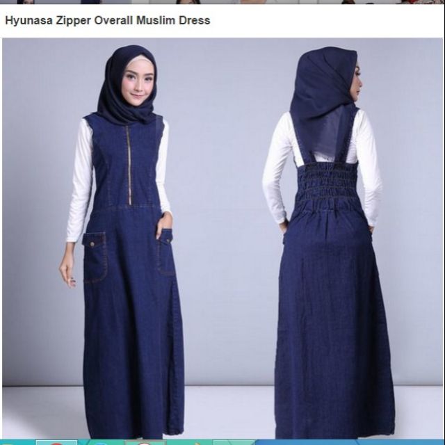 Muslimah overall JEANS / OVERALL JEANS 