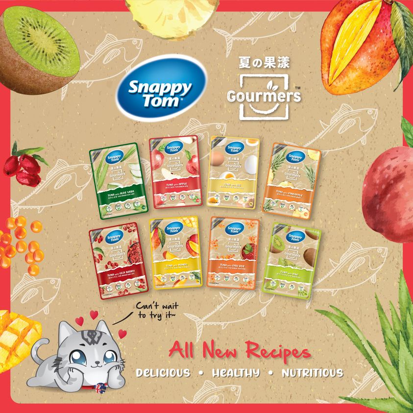 SNAPPY TOM Pate Fruit Flavor for Cats 70g
