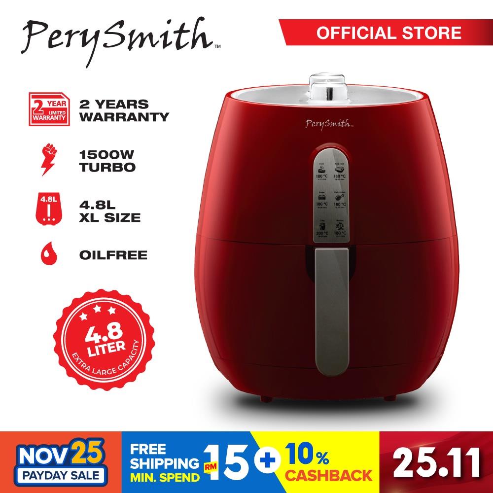 PerySmith 3D Air Fryer Ecohealth Series - Size XL (4.8L) PS1520