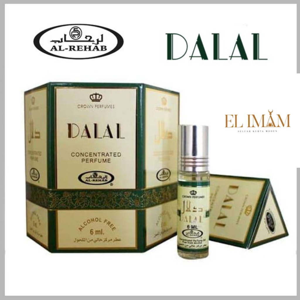 DALAL Al Rehab Perfume Oil.. Roll On Bottle 6ml Shopee Malaysia