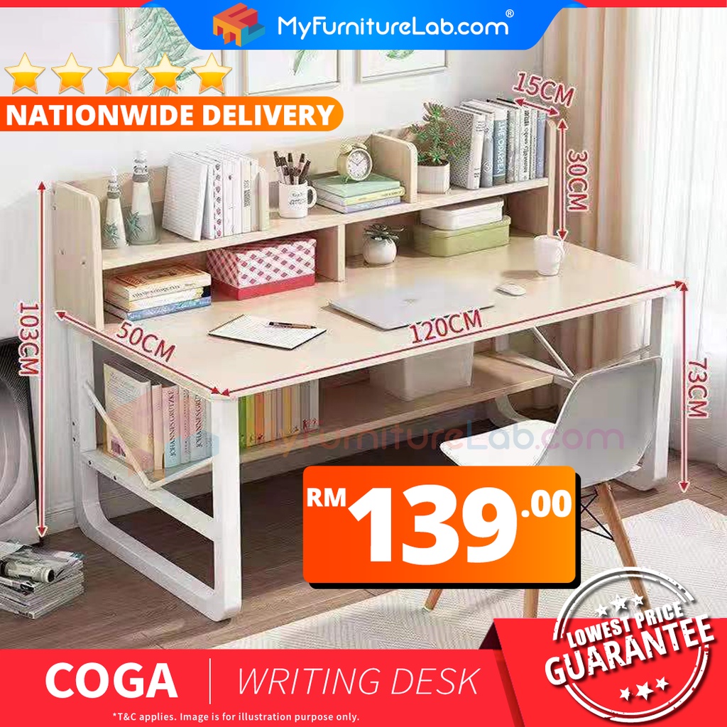 READY STOCK】𝐌𝐘𝐅𝐔𝐑𝐍𝐈𝐓𝐔𝐑𝐄𝐋𝐀𝐁®: COGA Computer Table 