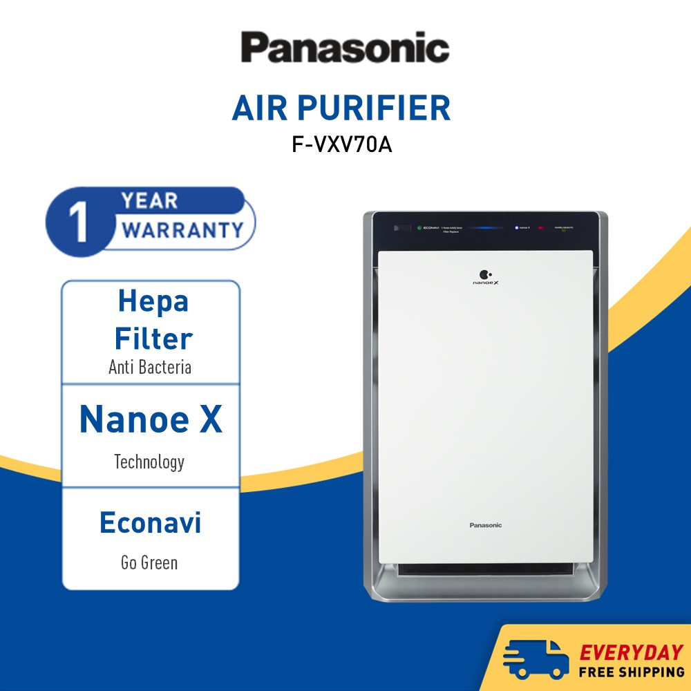 Panasonic Nanoex Air Purifier With Hepa Filter & Humidifying Function F