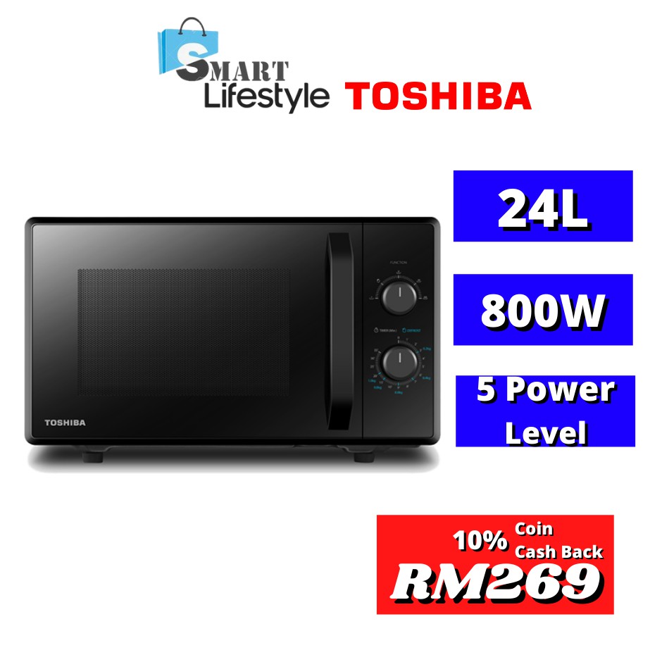 Toshiba Microwave Oven (24L) MW2-MM24PF(BK) MW2-MM24PF | Shopee Malaysia