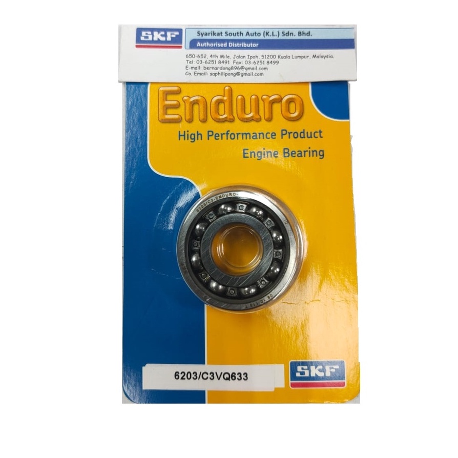 SKF 6203/C3VQ633 Enduro Bearing Wheel Rim 17x40x12