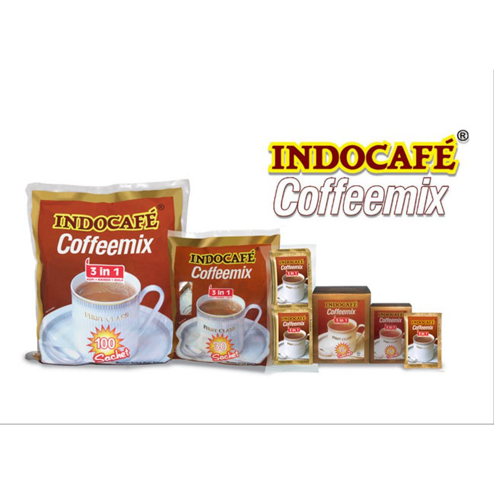 Indocafe 3 In 1 Coffee Mix 20g 100 S Shopee Malaysia