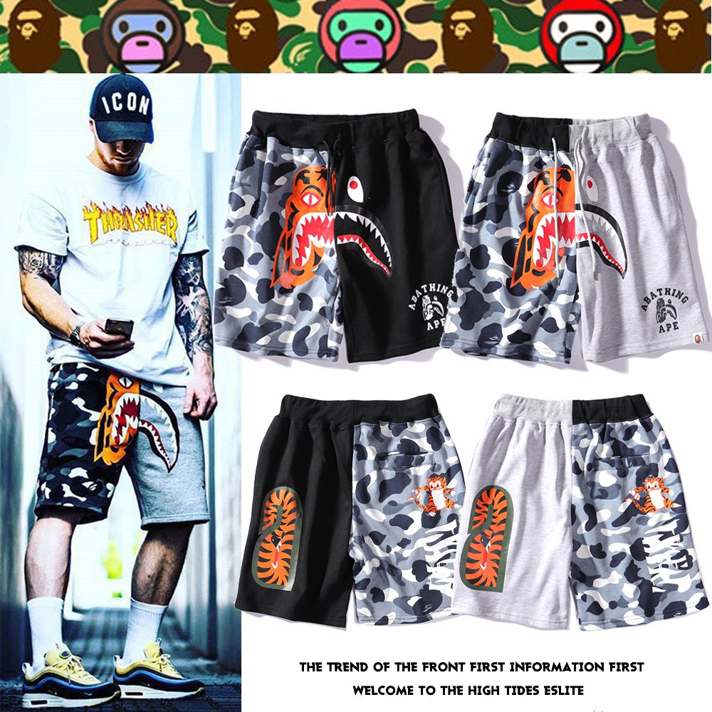 bape tiger shorts