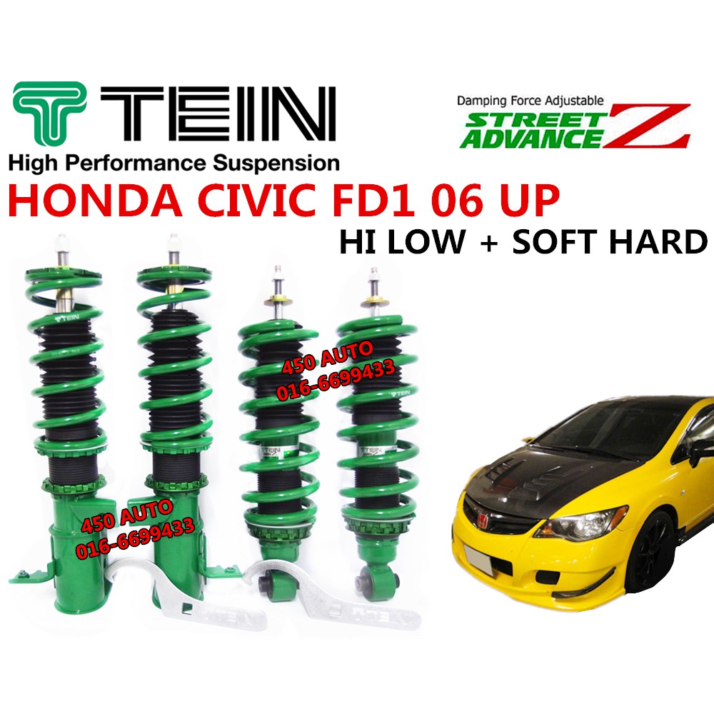 honda civic performance suspension