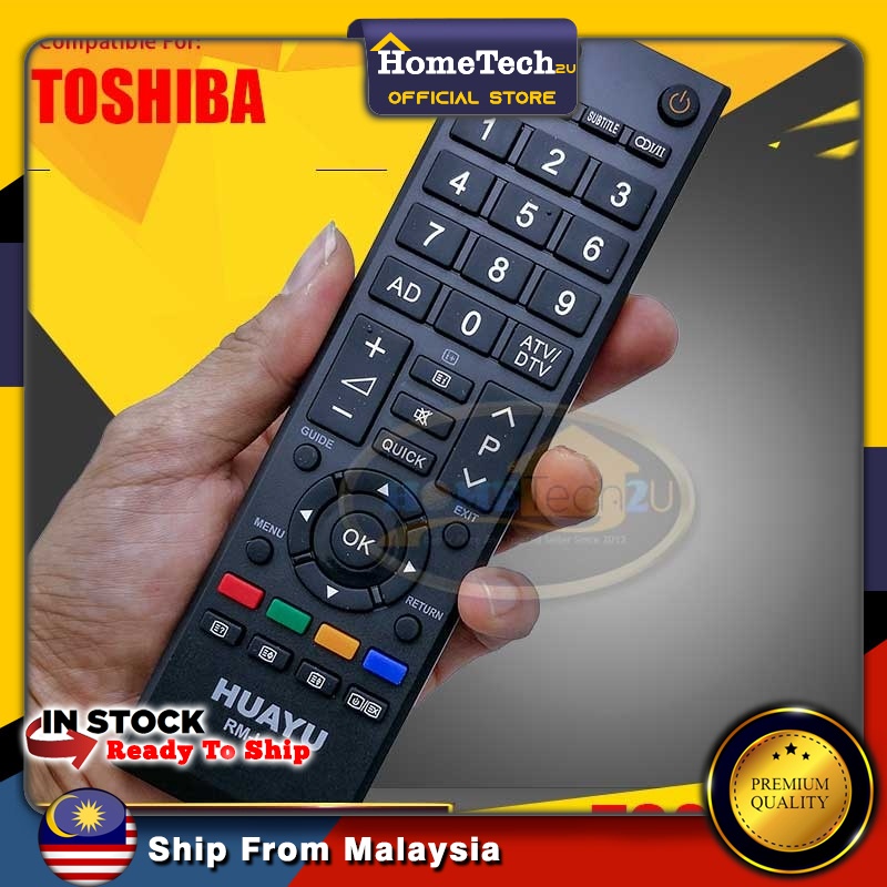 TOSHIBA LCD/LED TV REMOTE CONTROL RM-L890 Compatible