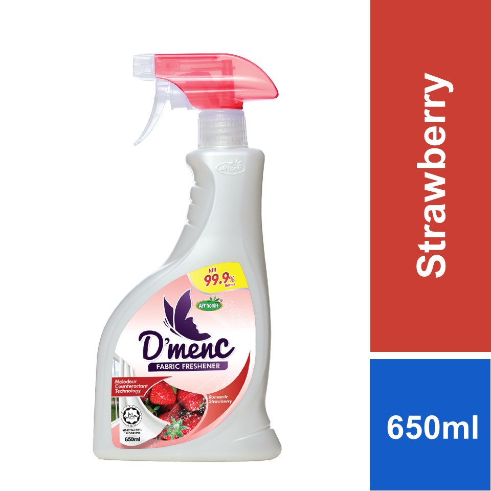 D'menc Fabric Freshener Strawberry 650ml Shopee Malaysia