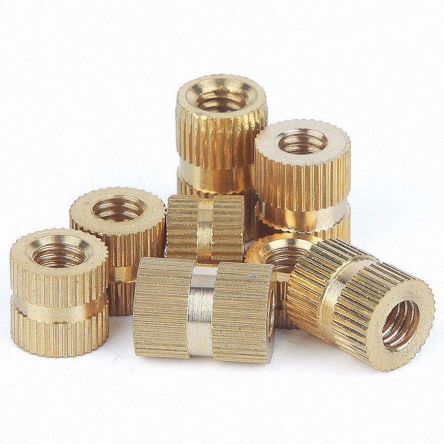 M1.4 M1.6 M1.7 M2 M2.5 Solid Brass Knurled Nuts FemaleFemale Thread