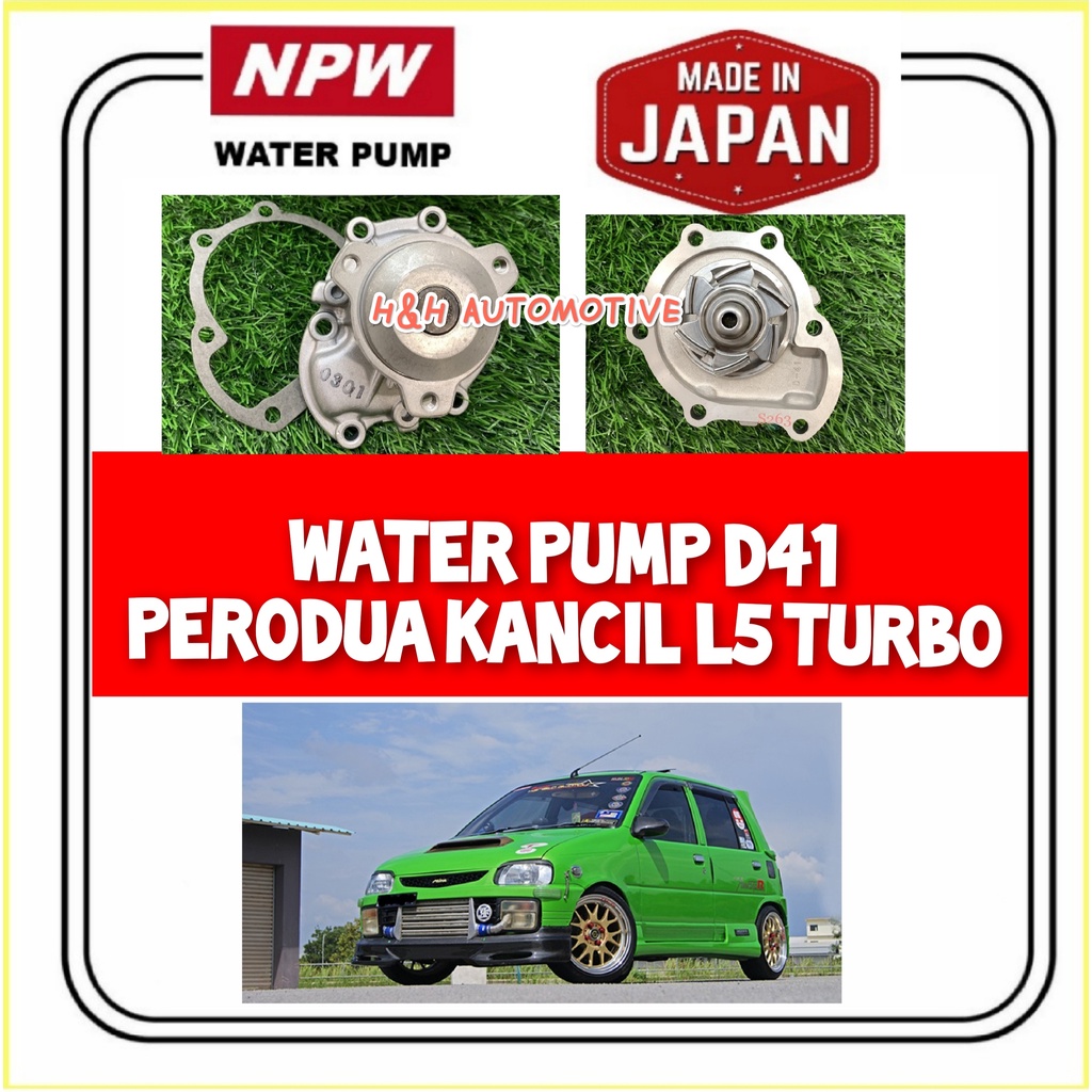 Npw Japan Water Pump Perodua Kancil Turbo L5 L6 L9 Daihatsu Mira Shopee Malaysia