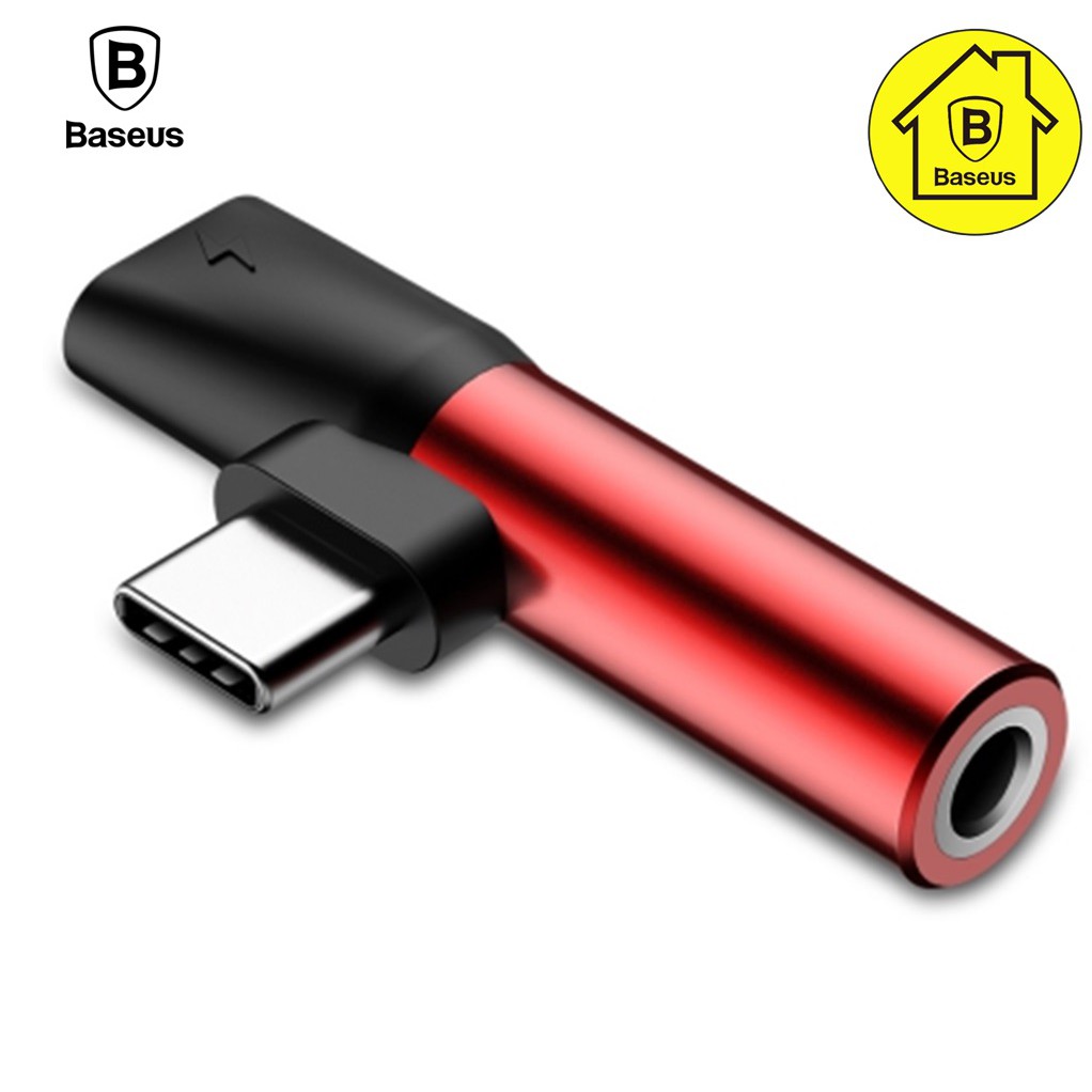 Baseus L41 Type-C (input) for Type-C female connectors + 3.5 mm female ...
