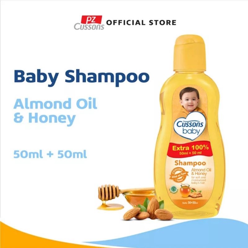 Cussons BABY SHAMPOO ALMOND & HONEY 50ML +50ML Shopee Malaysia