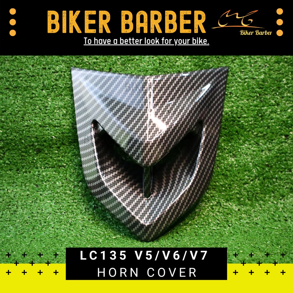 [READY STOCK] Yamaha LC135 V5/V6/V7 Carbon Horn Cover / Cover Horn