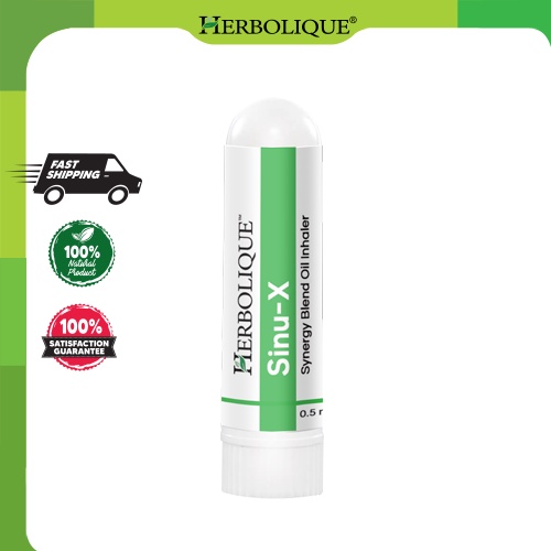 HERBOLIQUE Sinu-X Aromatherapy Essential Oil Inhaler (for flu and and ...