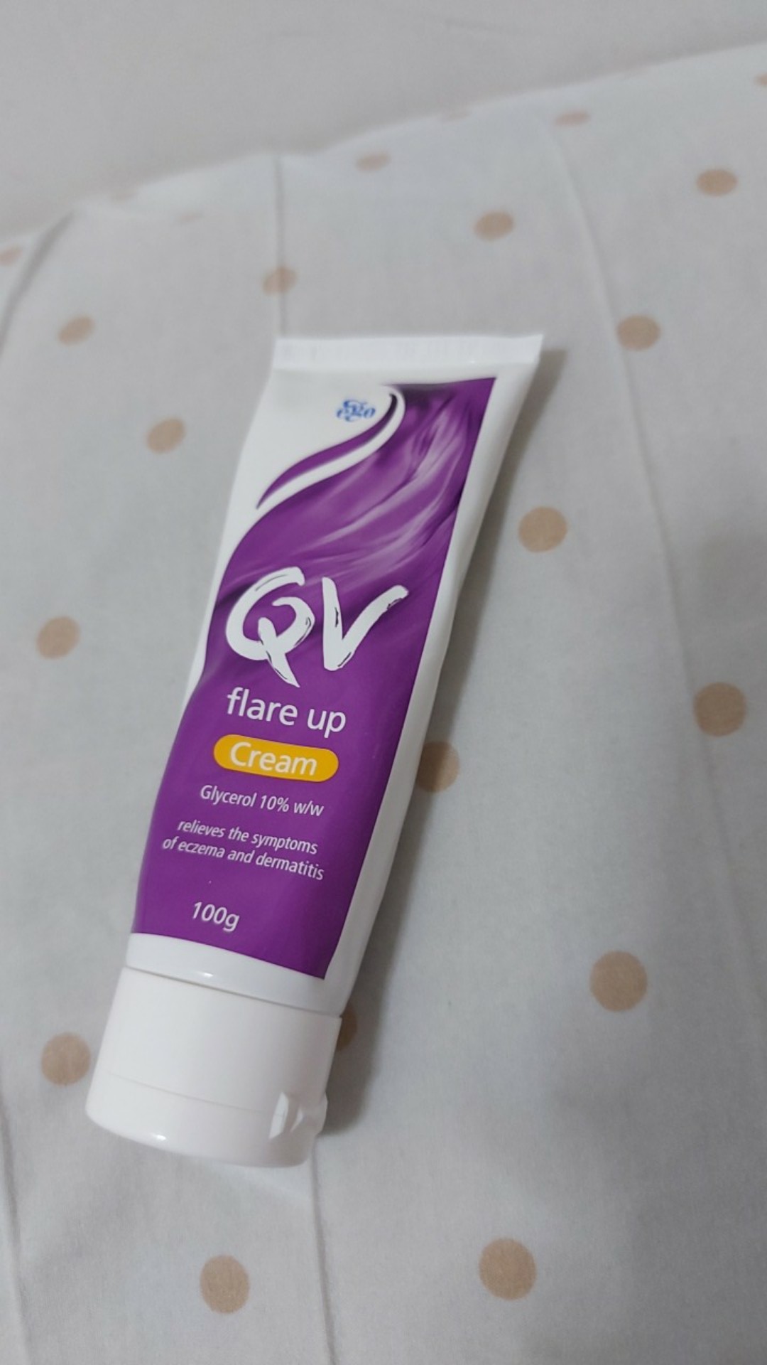 qv flare up cream 100g eczema prone