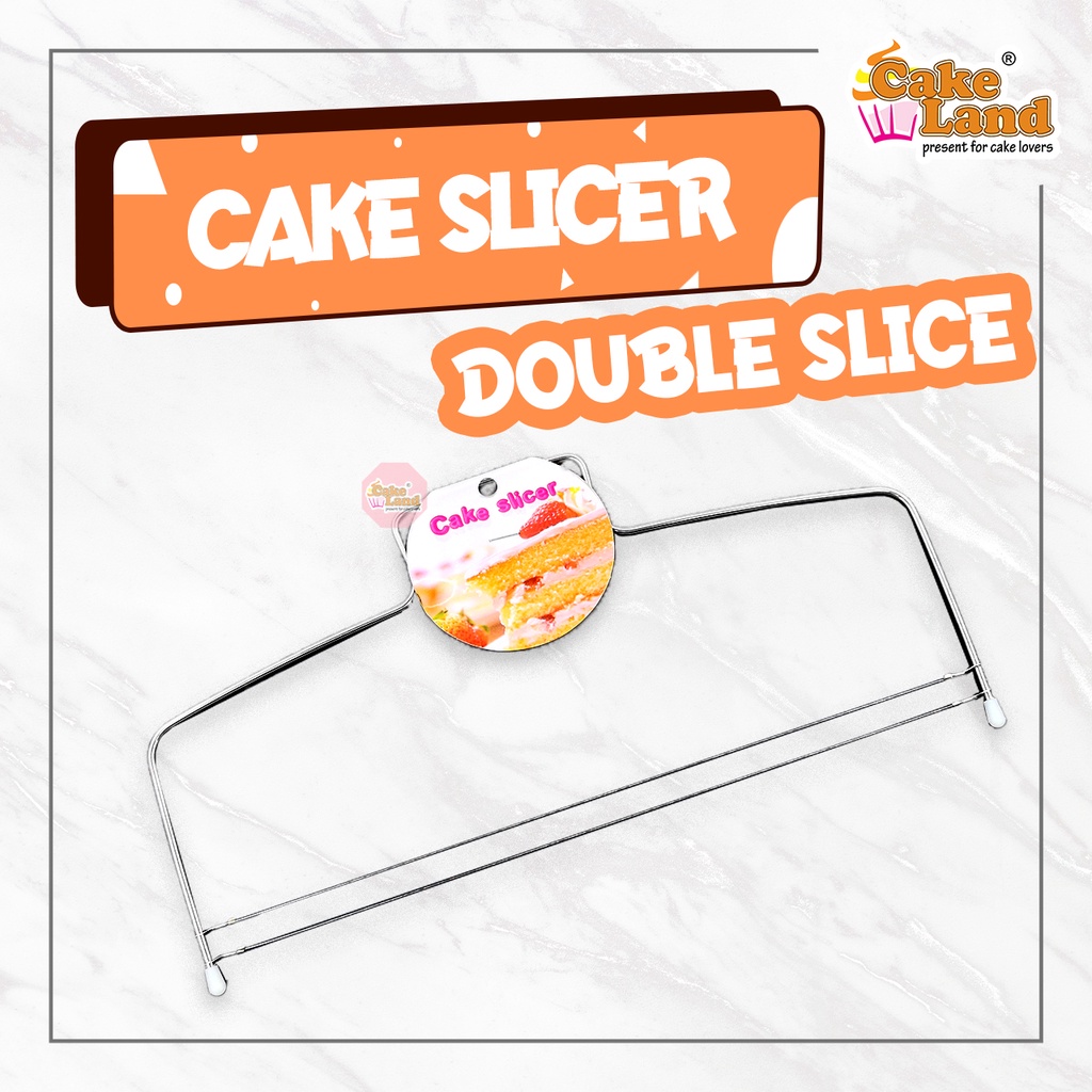 CAKE LAND Double Cake Slicer