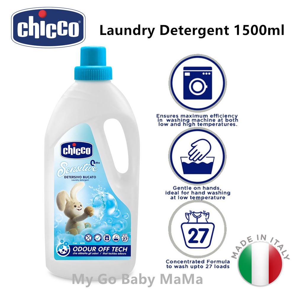 Chicco Sensitive Laundry Detergent (1500ml) Shopee Malaysia