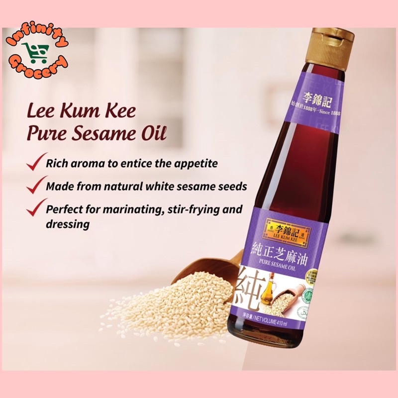 李錦記纯正芝麻油| Lee Kum Kee Pure Sesame Oil 410ml Shopee Malaysia
