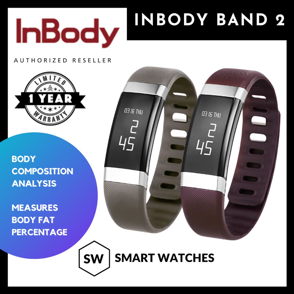 Inbody Band 2 Activity Tracker With Body Composition, Heart Rate And Sleep  Monitor | Shopee Malaysia