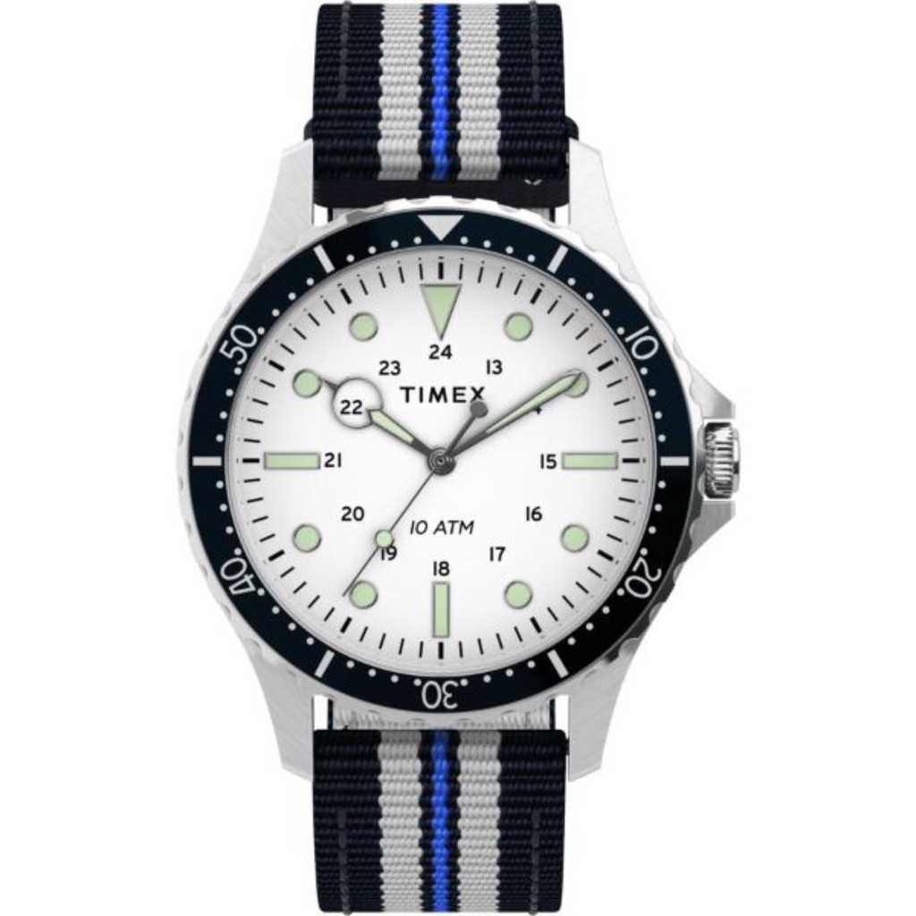 Timex Navi XL 3-Hand Fabric Strap Watch 
