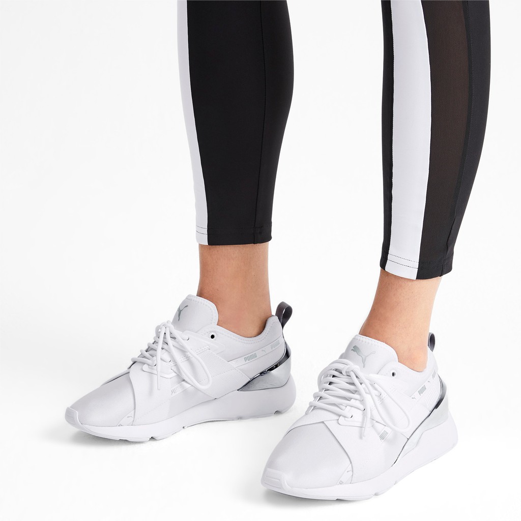 puma muse white