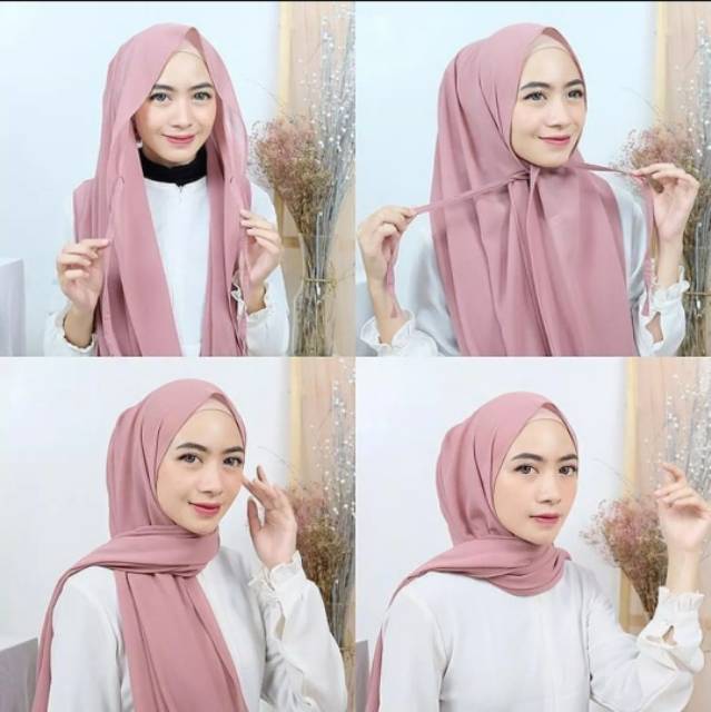 Pashmina Tali Diamond Italiano Pasmina Instant Hijab Tali Sabyan Thalia Shopee Malaysia