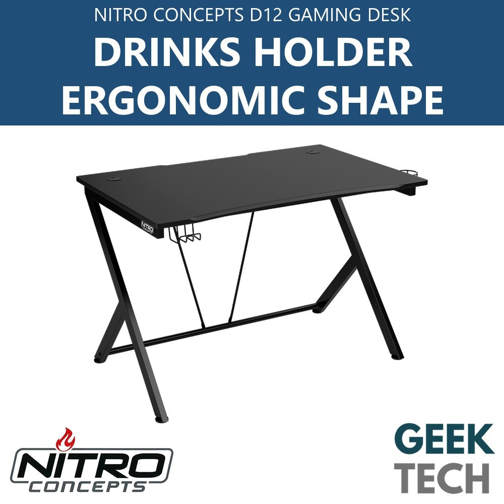 Nitro Concepts D12 Gaming Desk Shopee Malaysia