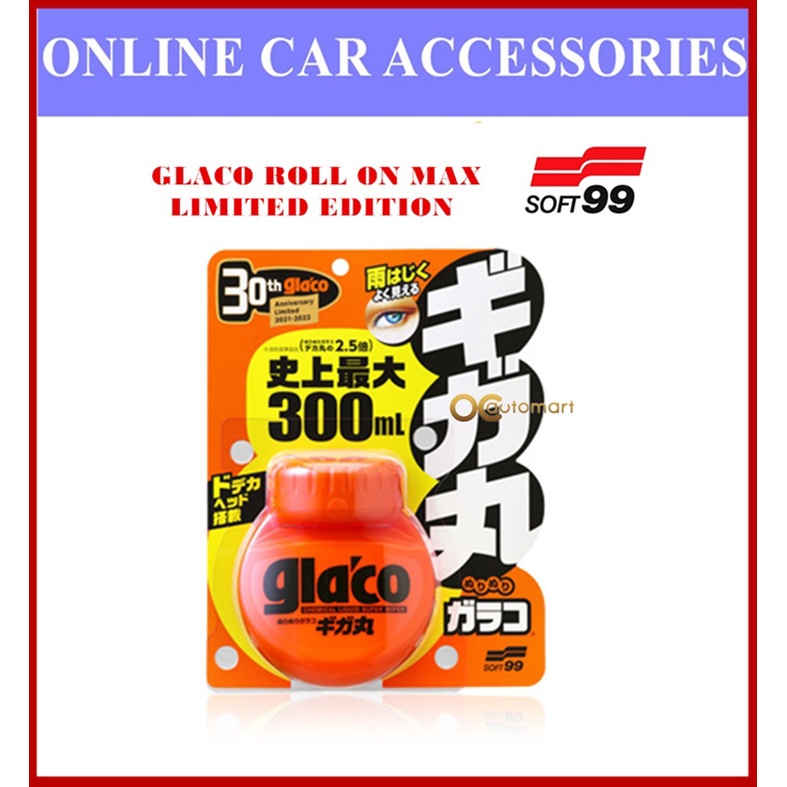 Soft 99 Glaco Roll On MAX (300mL / Chemecal Liquid Super Wiper)